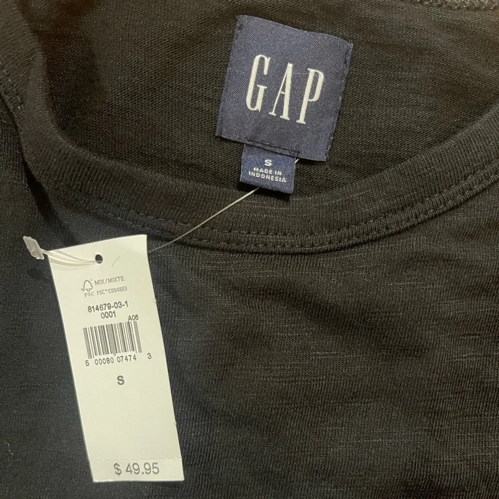 Gap “Tiered Tank Dress” Black - Picture 3 of 3